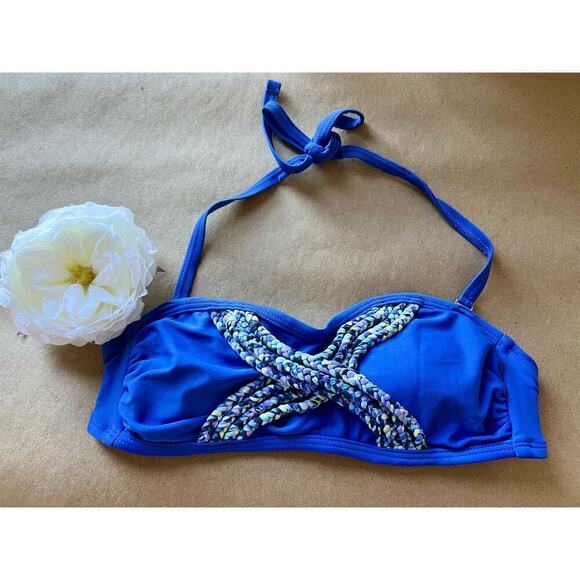 SUPER CUTE BANDEAU SWIM TOP - Picture 1 of 5